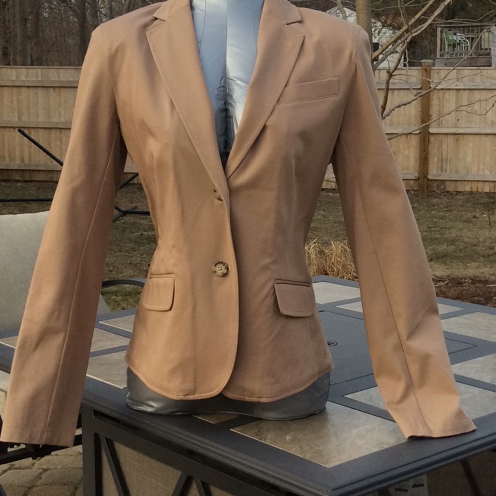 VTG Tan Lord & Taylor 1990’s Sprint Cotton Jacket Size 8 NWOT
